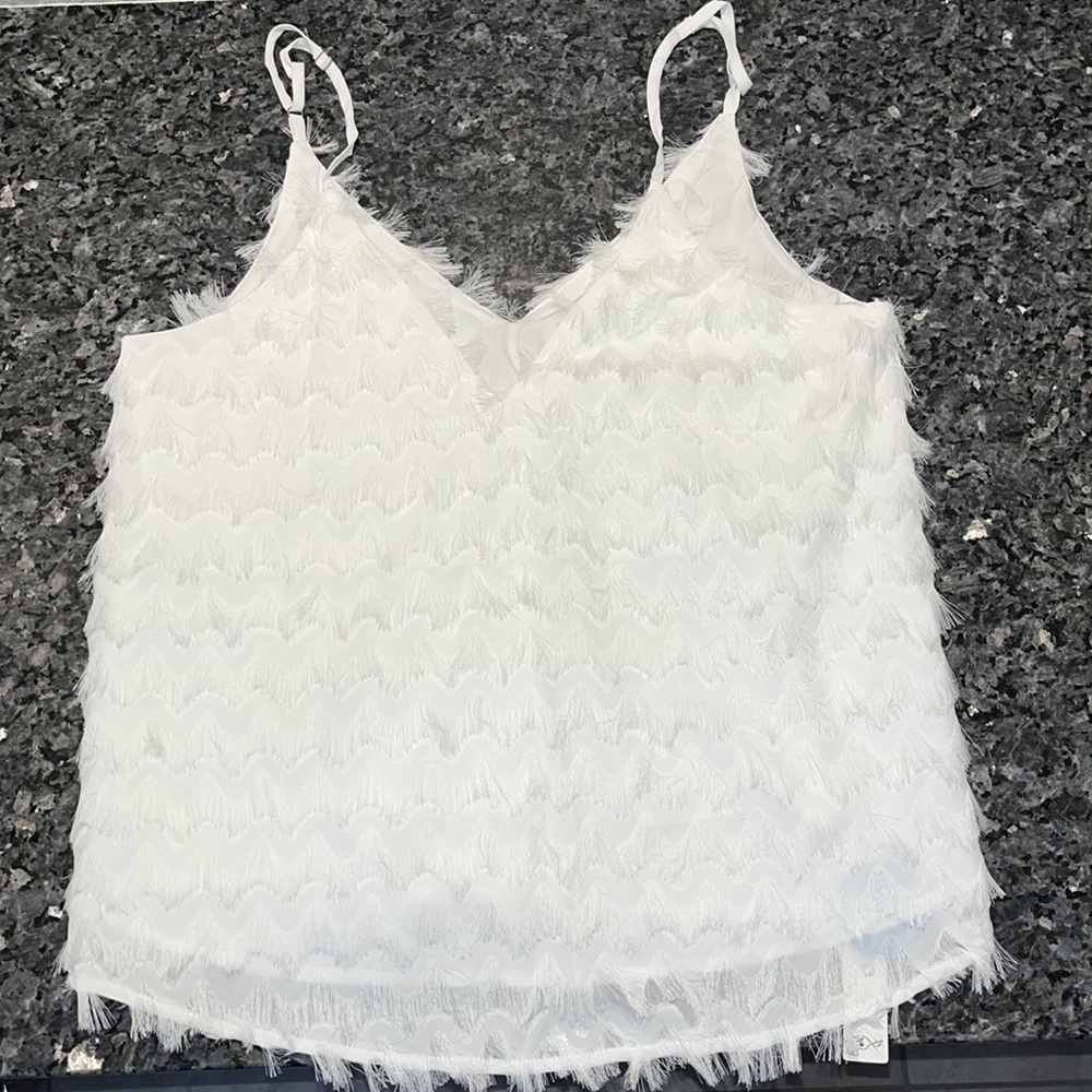 CUPSHE Tis the SZN Fringe Tank NWT